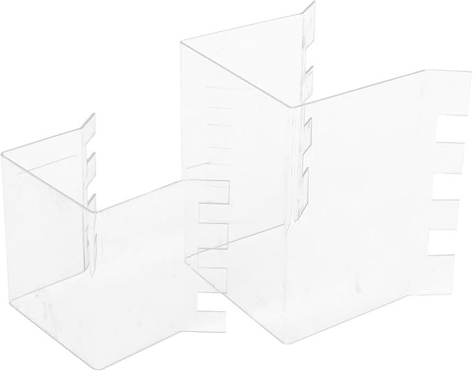 Ciieeo 2Pcs Food Storage Bag Holder Stand for Freezer Bags Serrated Bag Stand for Easy Pouring of Leftovers Prep Bag Holder for Kitchen Organization
