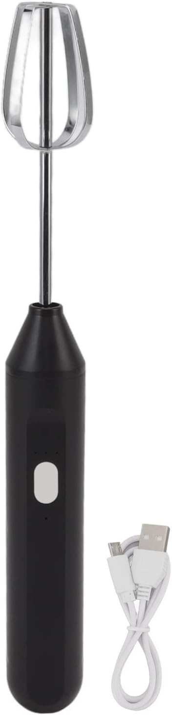 Electric Hand Blender，3 in 1 Immersion Blender Handheld, Beater Electric Milk Frother Coffee Blender Milkshake Blender Foamer Kitchen Tools(Black)