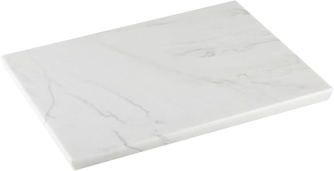 Koville Brazilian Natural Quartzite Cutting Board for Kitchen, 16x12inch Large Hand Crafted Marble Slab for Cheese, Charcuterie, Pastry Board - Wedding Gift, House Warming Gift
