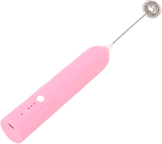 Small Household Egg Beater Mini Multifunctional Blender Handheld Electric Stirrer Foam Maker Whisk Cordless Milk Coffee Foamer ((22.3cm/8.8in))