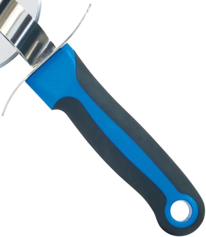 Soro Essentials- 4" German Steel Blade Pizza Cutter with Slip Resistant Handle- Pizza Wheel Pizza Slicer Pizza Cutter Wheel with Sharp Blade for Cutting Slice Thick or Thin Pizza Crusts Pies Pizza
