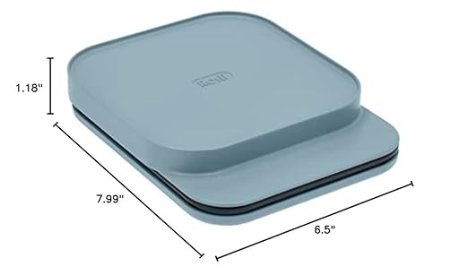 Rosti Mensura Kitchen Scale Accurate Measurements Made Effortless - Experience Precision Cooking with Battery - Powered Convenience - Requires 3 AAA Batteries for Reliable Performance (Dusty Blue)