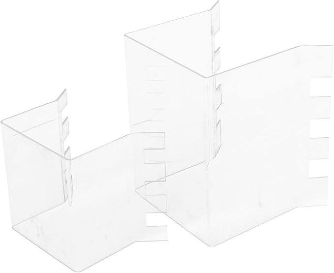 2pcs Filling Freezer Bag Stand Kitchen Bag Holder Prep Rack Holder Acrylic Storage Rack Portable