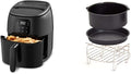DASH Tasti-CrispTM Digital Air Fryer with AirCrisp Technology + 6pc Accessory Kit - Healthier Fried Food with Custom Presets
