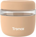 Tronco 24 oz Glass Food Storage & Lunch Bowl Containers with Airtight Lids | Leak & Spill Proof Meal Prep Container & Food Storage Jar for Lunch, Salad, Oats, Soup, BPA-Free, Microwave & Dishwasher Safe