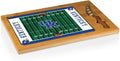 PICNIC TIME NCAA Icon Glass Top Cutting Board & Knife Set, Cheese Boards Charcuterie Boards, Serving Platter, (Parawood & Bamboo)