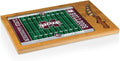 PICNIC TIME NCAA Icon Glass Top Cutting Board & Knife Set, Cheese Boards Charcuterie Boards, Serving Platter, (Parawood & Bamboo)