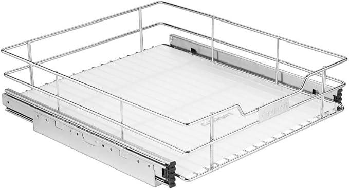 CUISINART 17" Sliding Cabinet Organizer, Chrome Finish