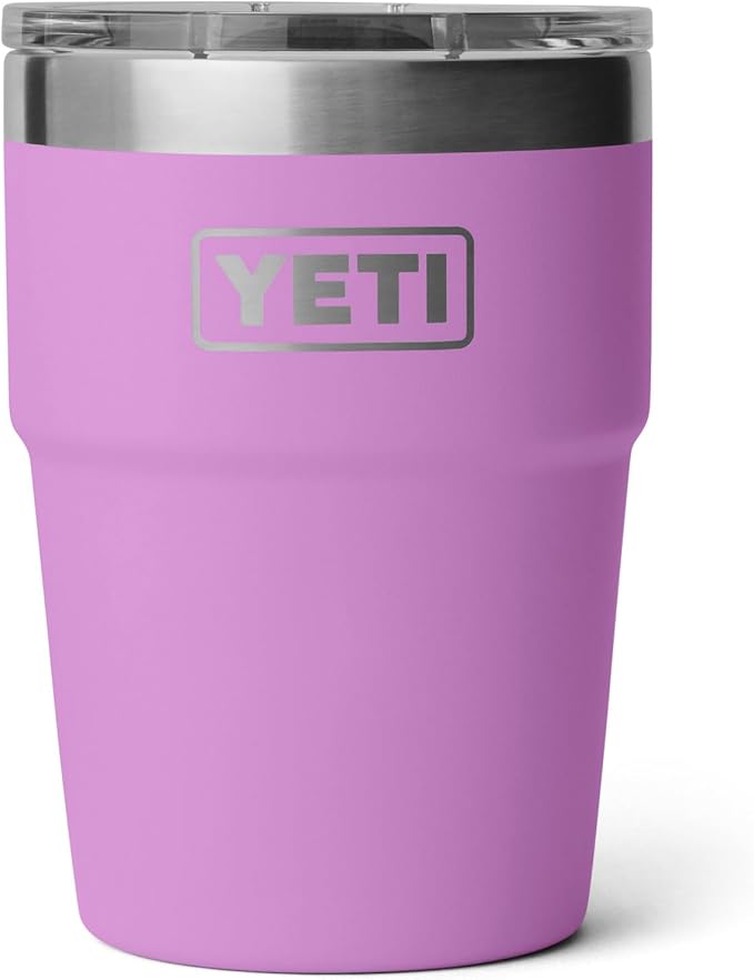 YETI Rambler 16 oz Stackable Tumbler, Vacuum Insulated, Stainless Steel with MagSlider Lid | Stackable
