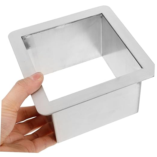 Zerodeko 180a Counter Grommet Stainless Steel Kitchen Trash Chute Grommet Smooth Surface Corrosion-Resistant Fits Kitchen Waste Bins