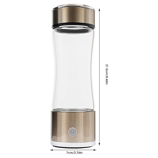 Hydrogen Water Bottle - 1700PPB Hydrogen Water Generator, 12oz Portable Hydro Water Machine, Perfect for Gym,Travel,Office,for Friends,Family