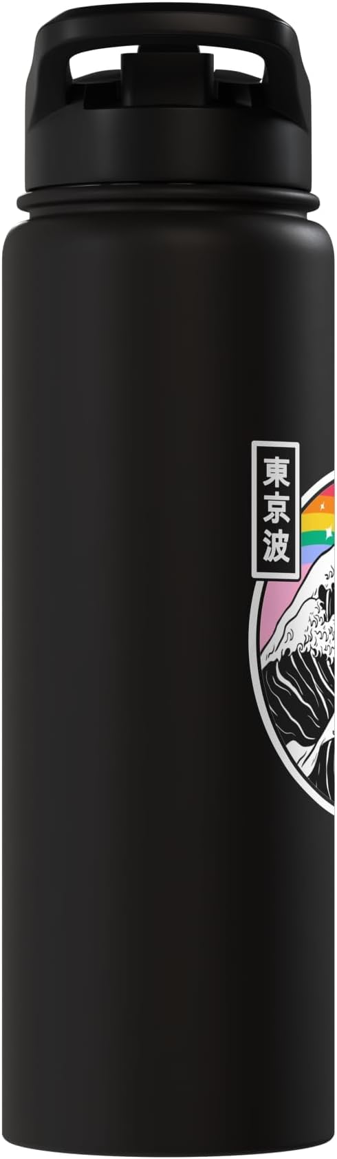 Surfing Milk Carton Kanagawa Wave Japan Anime Vaporwave Stainless Steel Insulated Water Bottle