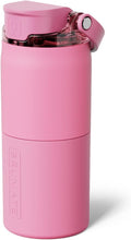 BrüMate Rise 18oz Water Bottle with Covered Silicone Straw | 100% Leakproof Insulated Kids Water Bottle | Cup Holder Friendly Base | 18oz (Primrose)