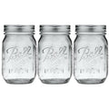 Ball Glass Mason Jar, Regular Mouth, Pint Size, 16 OZ (Pack of 3)