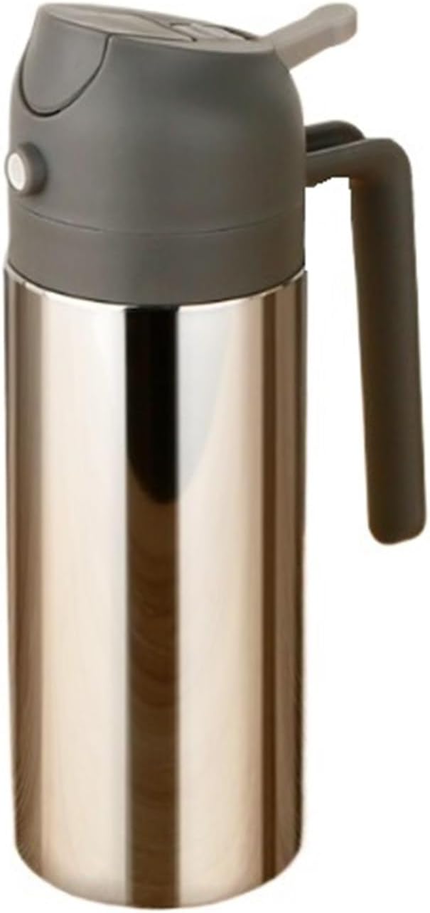 Olive Oil Dispenser Bottle Oil Sprayer Cooking Oil Sprayer Home Use 2-in-1 Olive Oil Dispenser for Air Fryer Salad Oil Sprayer for Cooking(Grey,360ml)