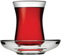 Pasabahce Premium Turkish Tea Cups and Saucers, Set of 12, Perfect for Tea Party, Gifts, Housewarming, Weddings, Anniversary