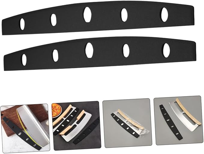 OUNONA 10Pcs Blade Knife Tip Covers for Pizza Cutters Half Round Edge Guard Sheath for Cutting for Camping Bbq Picnic Kitchen Accessories