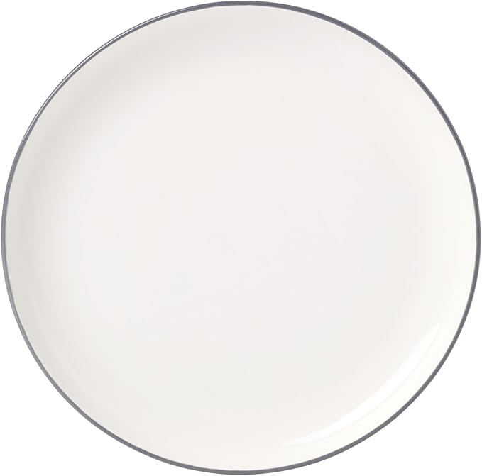 Oneida Dinnerware Set, 24 Seven Colors Pumice 12-Piece Set, Service For 4, Dishwasher Safe, Microwave Safe, Porcelain, Plates And Bowls sets, Dish Sets, Plates, Home And Kitchen (Pumice, 12 Piece)