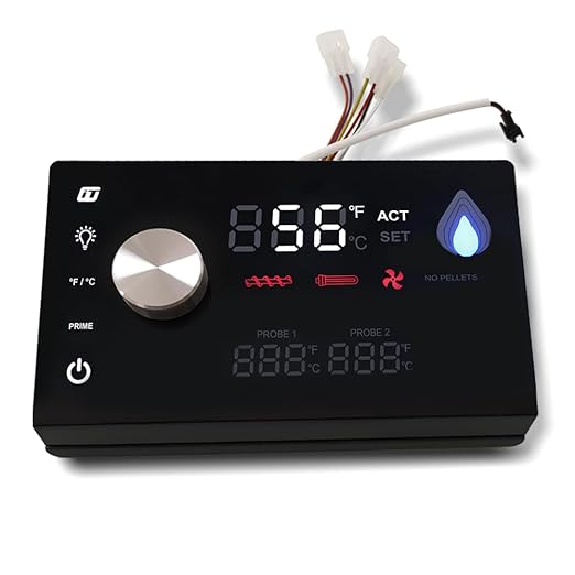 Replacement Pit Boss PID Thermostat Control Board 80051 Compatible for Pit Boss Platinum Series Laredo 1000 Wood Pellet Grill, with WiFi & Bluetooth Function, can Connect to Mobile APP.