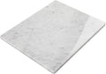 Lovdeco Carrara Marble Cutting Board 20x16 Inch, Pastry Board For Kitchen, Large White Marble Slab Gift With Non-Slip Feets, 1 Piece