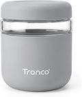 Tronco 32 oz Glass Food Storage & Lunch Bowl Containers with Airtight Lids | Leak & Spill Proof Meal Prep Container with Silicone Sleeve, Microwave & Dishwasher Safe, Soup & Stew, Office Lunch,BPA-Free