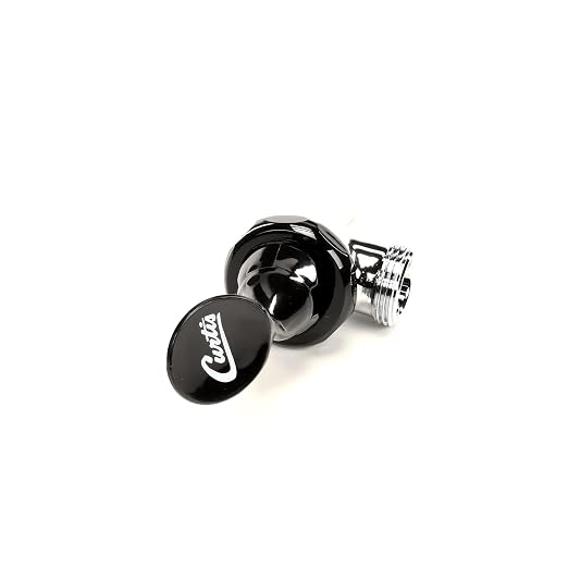 Wilbur Curtis WC-1800-P Faucet, "S" Series Blk Locking 1-1/32-14 UNS Curtis