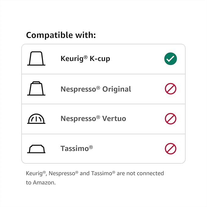 AmazonFresh 80 Ct. K-Cups, Hazelnut Flavored Medium Roast, Keurig K-Cup Brewer Compatible
