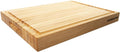 Large Wood Cutting Board from North American Maple - A Butcher Block That Comes with Juice Groove for Cutting Meat and Juicy Veggies Easily- Maple Chopping Board - 20x16x1.5 inches
