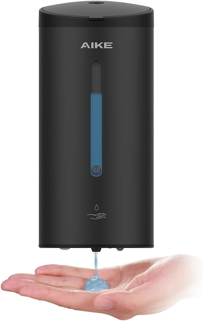 AIKE Wall Mount Automatic Soap Dispenser and Paper Towel Dispenser,Model AK1205 & AK5101