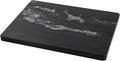 Black Marble Cutting Board for Kitchen, 12x16 Inch Marble Slab Pastry Board With Non-Slip Feet for Baking, Cheese, Charcuterie, Chocolate – Serving Tray Gift