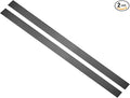 uxcell 2Pcs 304 Stainless Steel Sheet Gap Filler, 30" x 1.5" Self-Adhesive Metal Molding Trim Strip Gap Cover for Microwave Mirror Frame Home Decoration, Brushed Black