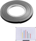 Magnetic Tape Roll Colored Thin Strips - Dry Erase Magnet Whiteboard Graphic Art Tape/ 10mm 33ft Grid Marking Line Magnet Tape(Black)