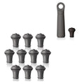 Vacu Vin Wine Saver Bundle – 11 Stoppers & Vacuum Pump for Fresh Wine