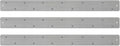 Three by Three Seattle Large Magnetic Strip Bulletin Board (3-Pack) – 28″ × 2.5″ Metal Magnetic Display Board with 12 Neodymium Magnets Each (Stainless)