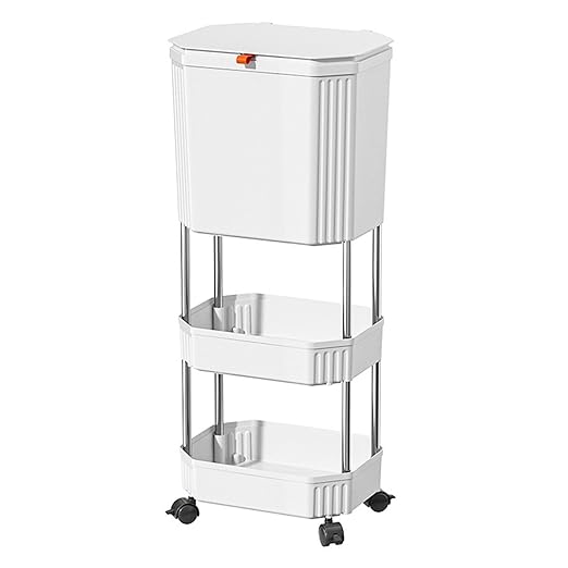 Mounting Kitchen Trash Holders Storage Shelf Garbage Holders ClutterFree Countertop for Apartment Space Saving Trash Bin Organizers