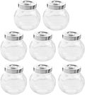 COLLBATH 8pcs Glass Jar Meal Prep Containers Canning Jars Lids Sealed Cans for Home Kitchen