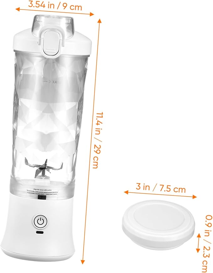 Portable Juicer Cup Cordless Mini Blender for Fresh Juice Stylish Design Easy Operation Go Smoothies and Fruit Drinks
