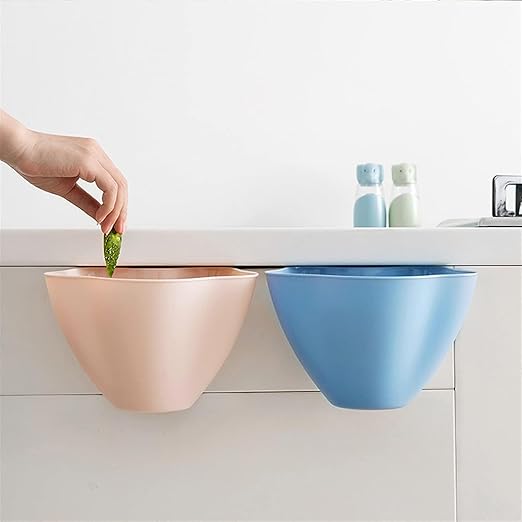 Hanging Trash Can, Kitchen Garbage Bin Waste Bins, Kitchen Cabinet Door Mounted Trash Can Trash Can Trash Can Kitchen Tools Trash Bag Wall Mounted Trash Can (Color : A)
