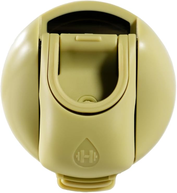 HydroJug Ease2o Water Bottle with Straw & Chug Lid, Stainless Steel, Vented Cap to Help Reduce Pressure, Water-Level Window, Cup Holder Friendly, Non-Slip Base – 24oz, Olive