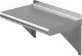 AmGood 10 in. x 16 in. Stainless Steel Wall Shelf | NSF Certified | Appliance & Equipment Metal Shelving | Kitchen, Restaurant, Garage, Laundry, Utility Room