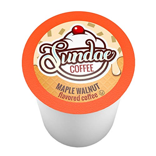 Two Rivers Coffee Ice Cream Flavored Coffee Pods, Variety Sampler Pack for Keurig 2.0 K Cup Brewers, 100 Count