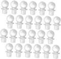 Alipis 24pcs Glass Ball Wine Stoppers Decorative Bottle Caps Food-Grade Material Vacuum Seal Function for Wine and Oil Dispensers Design for Home Use