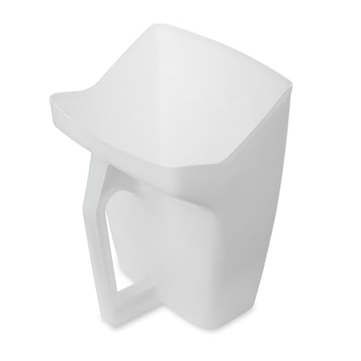 Rubbermaid Commercial Products Food Service Utility Scoop, 64-Ounce, White, for Ice/Bar and Ingredient Use in Restaurant/Kitchen (Pack of 6)