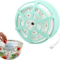 2-in-1 Fruit and Vegetable Washing Machine, 2026 Upgraded Upgraded Fruit Cleaner Device Waterproof, for Berries & Meat, with Titanium Electrolysis Purification for Home Kitchen (Green)