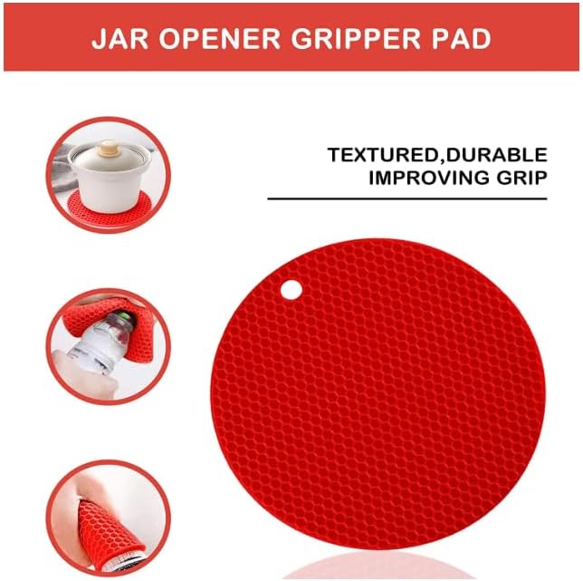 Jar Opener for Seniors & Weak Hands 4 in 1 – Arthritis-Friendly Bottle & Lid Opener with Non-Slip Rubber Grip, Easy Twist, Corkscrew – Essential Kitchen Tool for Elderly