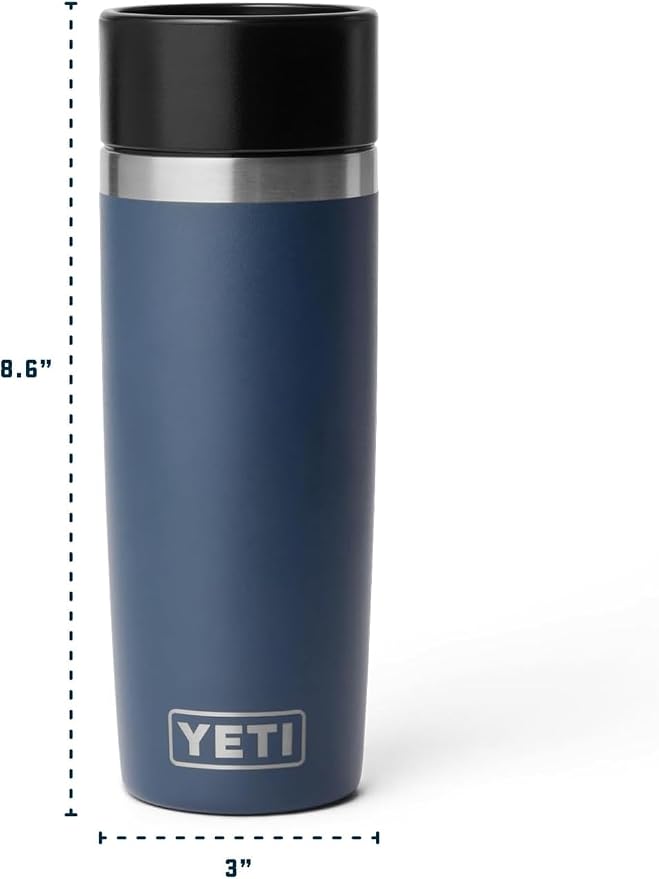 YETI Rambler 16 oz Travel Bottle, Stainless Steel, Vacuum Insulated with Leakproof Commuter Cap, Moon Dust