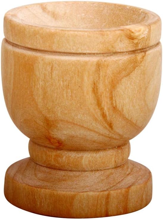 10 Mini Communion Cups Set in a Gift Bag (Approx 1.5 Inch). Hand Carved Kiddush Cup from Olive wood - for Church, Ministry & Worship events with Certificate of Origin.