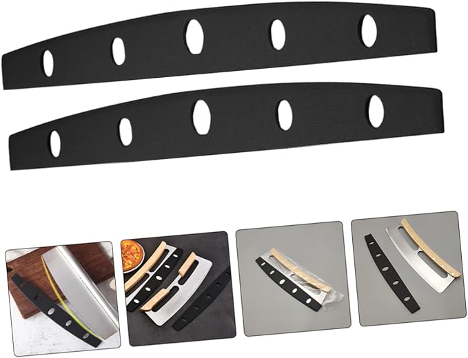 10Pcs Pizza Cutter Blade Cover Half Round Edge Guard Knife Protector for Cutting Portable Sheath for Kitchen Camping Bbq and Picnic Use