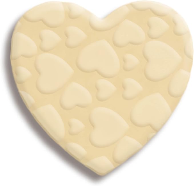 Mrs. Anderson’s Baking Mini Embossing Rolling Pin, Hearts Design, Poplar Wood and Chrome-Plated Iron