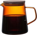 Coffee Carafe Blue Strawberry Drip is Applicable to 500ml Glass Water Bottle Drip Coffee Pot Filter Transparent Coffee Pot convenient (Color : 500ml blue)(500ml amber)